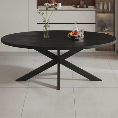Eettafel Axana 200 x 100 cm-zwart