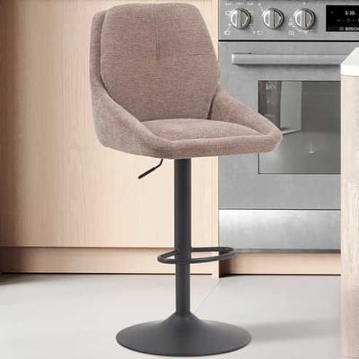 Barstoel Sabine - 50x60x100-121cm - verstelbaar - draaibaar - zand