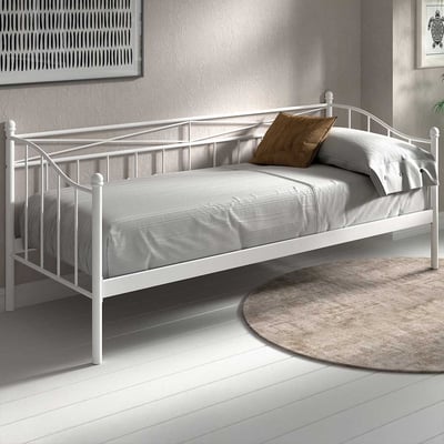 Kajuitbed Sablo metaal 90x200 - wit