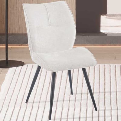 Eetkamerstoel Faye - 49x65x89cm - ecru