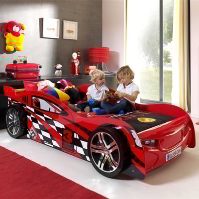 Autobed Night Speeder 90x200cm - rood Autobed Night Speeder 90x200cm - rood
