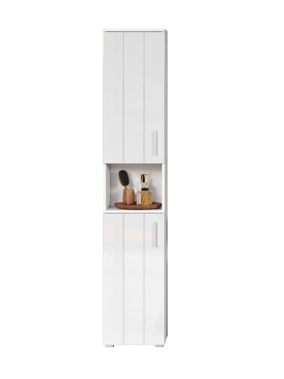 Kolomkast Wons | 37 x 31 x 192 cm | Wit Kolomkast Wons | 37 x 31 x 192 cm | Wit