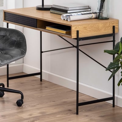 Bureau Angèle 110cm 1 deur - wilde eik 