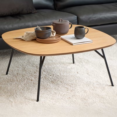 Salontafel Caracas - 90x90x40cm - eikfineer