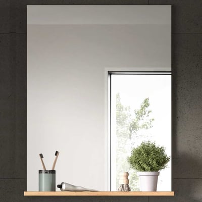 Badkamerspiegel Scout Xonox met sage en eiken - 60x79x18 cm