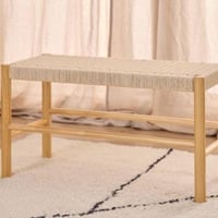 Halbankje Alfie - 80x35x45cm - massief dennenhout
