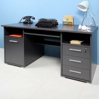 Bureau Beagle 145cm - antraciet