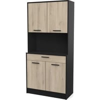 Buffetkast Romanie-Kronberg eik/matzwart