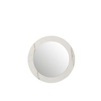 Spiegel marmer mdf/glas wit small