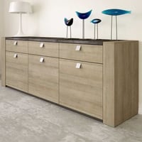 Dressoir Iris | 220 x 48 x 80 cm | Brown Oak