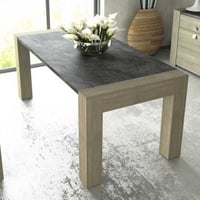 Eettafel Iris 180x90cm - grijs beton