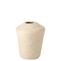 Vaas large chad papier mache wit