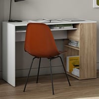 Bureau Meryl 114cm - eik/wit