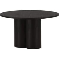 Salontafel Olivia Venture Design - MDF Zwart Fineer - Ø80cm