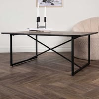 Salontafel Pryor - Zwart MDF - 110x70 cm