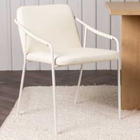 Eetkamerstoel Tvist - Staal - 59x77x53 cm - Beige
