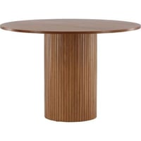 Ronde eettafel Bianca Venture Design - Fineer - ⌀110 cm - Walnoot