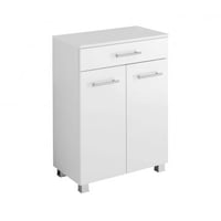 Badkamerkast Pollet 60cm 1 lade en 2 deuren - wit