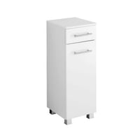 Badkamerkastje Pollet 30cm 1 lade en 1 deur - wit