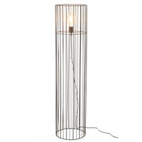 Lamp staand rond metaal zwart