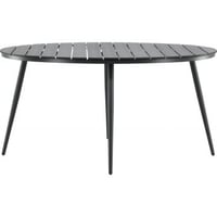 Ronde eettafel Break Venture Design - Aluminium/Aintwood - 150Ø - Zwart