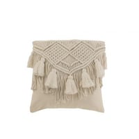Kussen cosy katoen gebroken wit small