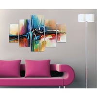 Miracle Decoratief MDF schilderij (5 stuks) | 100% MDF | 92 x 56 cm