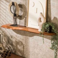 Wandplank Oranja 120 cm-massief acacia