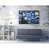 Vega Decoratief canvas schilderij | Houten lijst | 70 x 100 cm