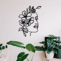 Wallity Metalen Wandaccessoire - 100% Metaal, Zwart