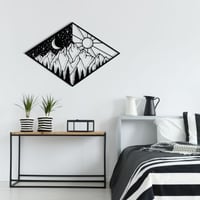Wallity Decor: 100% metalen wandaccessoire in zwart