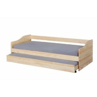 Uitschuifbed Leonie | 90 x 200 cm | 100% Melaminecoating | Kleur: Blondbruin
