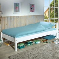 Eenpersoonsbed Vilmar wit - Massief hout
