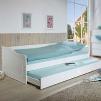 Kajuitbed Malte met bedlade - wit