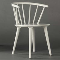 Eetkamerstoel Bobby - Massief Rubberhout - 53x76x55 cm - Lichtgrijs