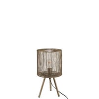 Tafellamp metaal antiek bruin small