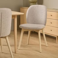 Eetkamerstoel Cindy - 49x56x89cm - beige
