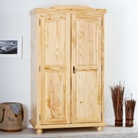 Kledingkast Bastian 104cm met 2 deuren - dennenhout