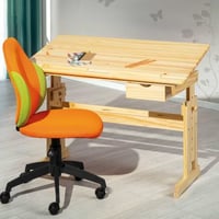 Bureau Lena houtkleur - kantelbaar werkblad (tekentafel)