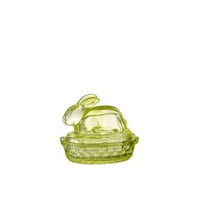 Pot konijn glas groen