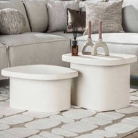 Salontafelset Marbella Elegance-marmer composiet 