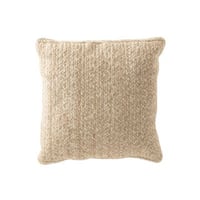 Kussen miami outdoor polyester naturel/wit