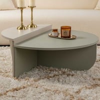 Orion Salontafel | 100% MELAMINE | Asgroen, zandsteen