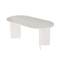 Sablin Eettafel | 100% MELAMINE | Hout Wit