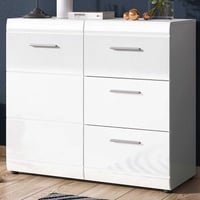 Commode Allan 96cm met 3 lades & 1 deur - wit 