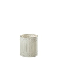 Kaarshouder ezy glas wit medium