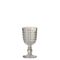 Drinkglas op voet motief glas transparant large
