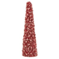 Kegel deco bessen platiek rood small