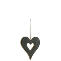 Hanger hart hout groen large
