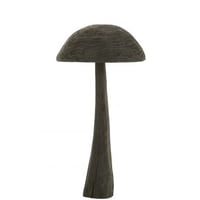 Paddenstoel hout zwart large